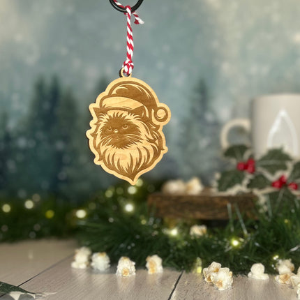 Purr-fectly Personalized Cat Breed Christmas Ornaments - Engraved Maple Plywood