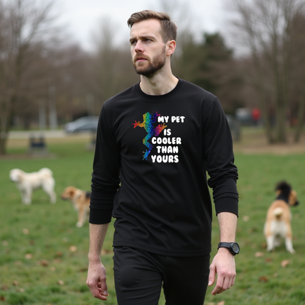 Frog - My Pet is Cooler than Yours Long Sleeve T-Shirt