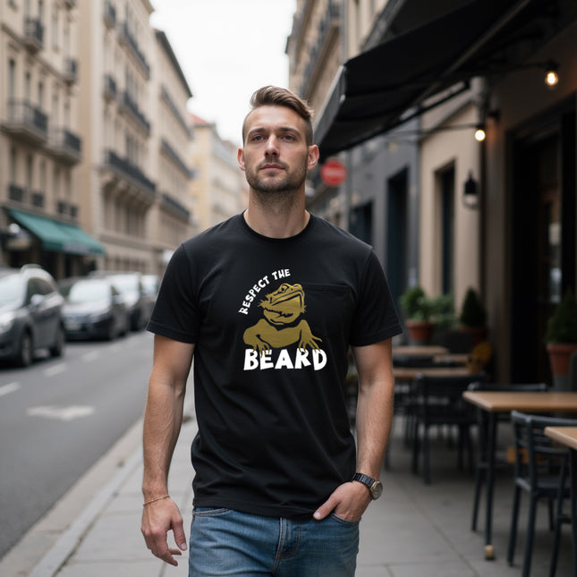 Respect the Beard - Bearded Dragon T-Shirt
