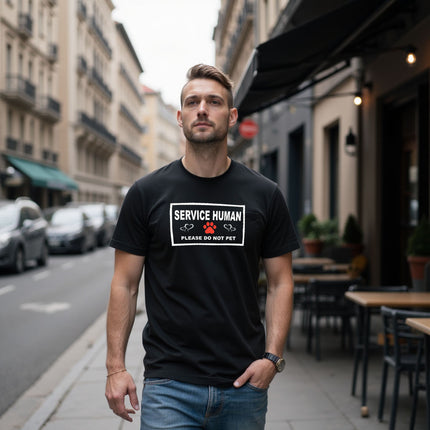 Service Human - Do Not Pet T-Shirt