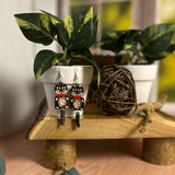 Earrings - Cat Clock Earrings with Blue Bow Tie – Whimsical Cat Lover Jewelry