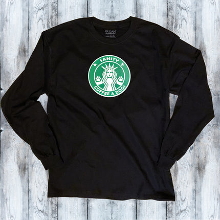 Sanity * Coffee & Dogs Long Sleeve T-Shirt