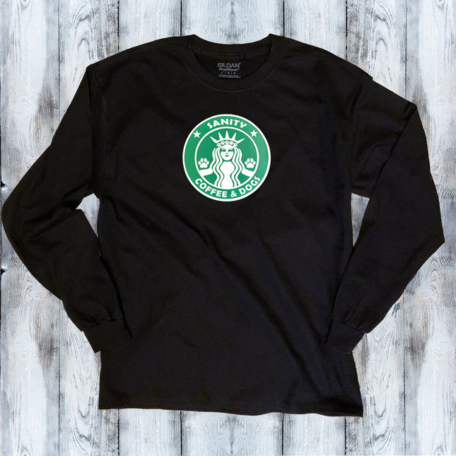Sanity * Coffee & Dogs Long Sleeve T-Shirt