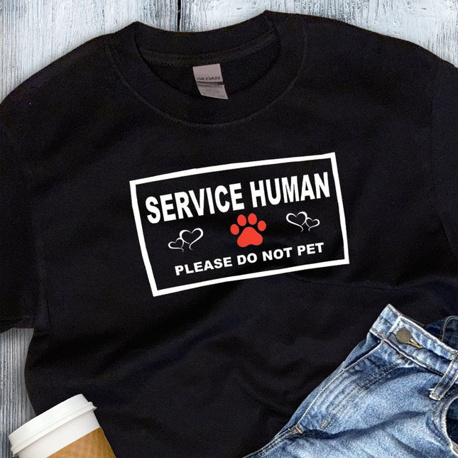 Service Human - Do Not Pet Long Sleeve T-Shirt