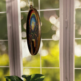 Pet Memorial Sun Catcher — Personalized Dog or Cat Ornament, Rainbow Bridge Gift