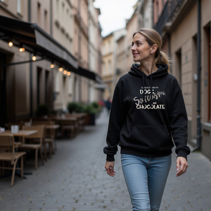 Dogs, Sarcasm & Chocolate Hoodie