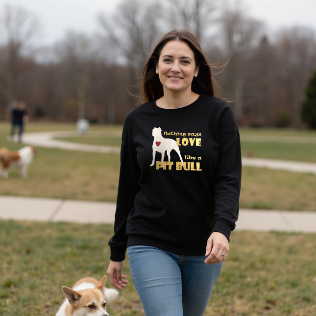 Nothing Says Love Like a [Your Breed] Long Sleeve T-Shirt – Personalized Pet Breed Shirt