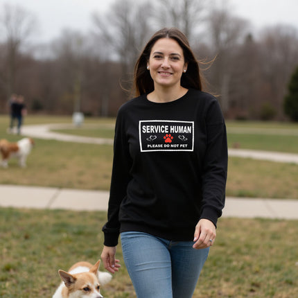 Service Human - Do Not Pet Long Sleeve T-Shirt