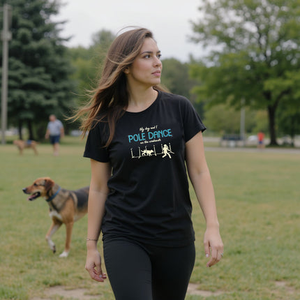 Paws and Poles: My Dog and I Pole Dance T-Shirt