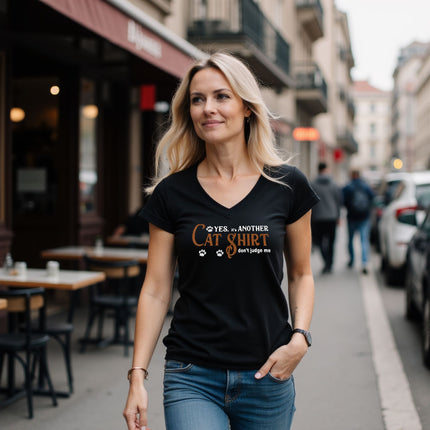 Cat Shirt - Don't Judge Me Shirt