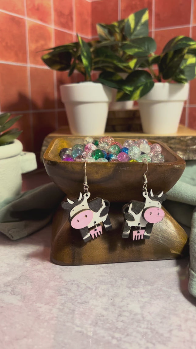 Cow with Udders Earrings