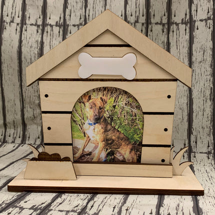 Dog House Photo Frame