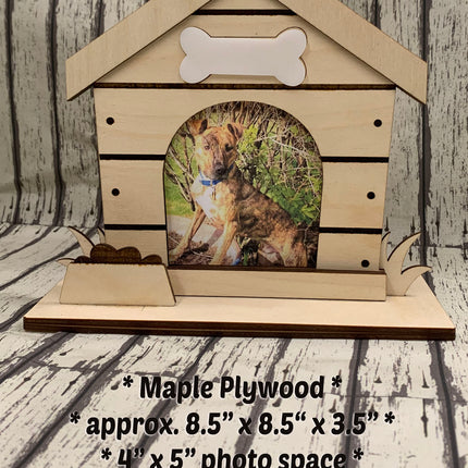 Dog House Photo Frame
