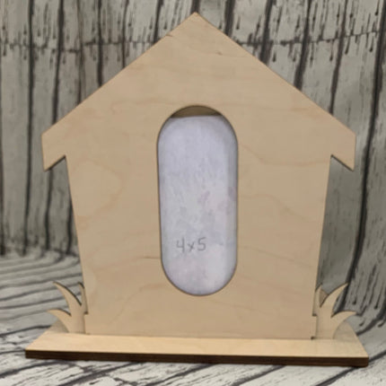 Dog House Photo Frame