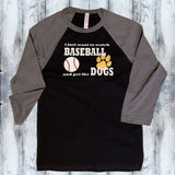 Watch Baseball & Pet the Dog/Cat Shirt