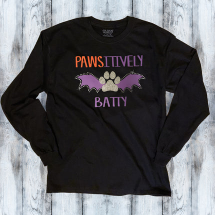 PAWSitively Batty Long Sleeve T-Shirt