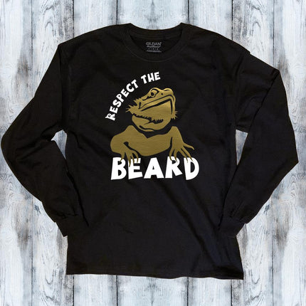Respect the Beard - Bearded Dragon Shirt - Mydeye