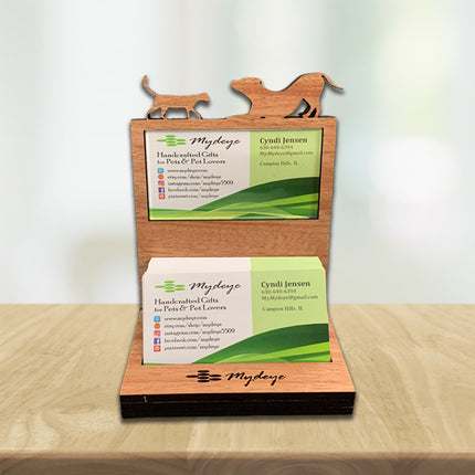 Customizable Business Card Holder / Breed Personalization