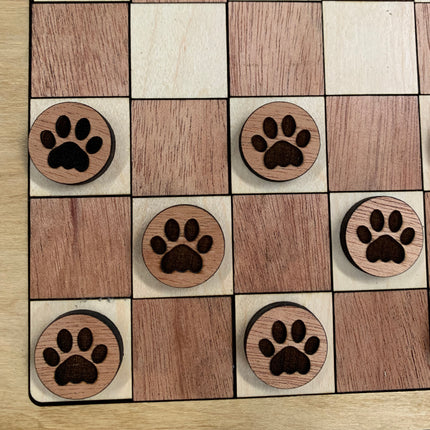 Paw Print Checkers