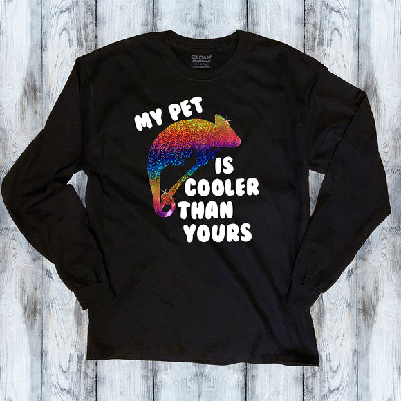 Chameleon - My Pet is Cooler than Yours Long Sleeve T-Shirt