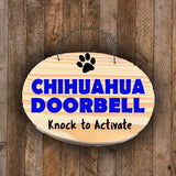 Mini Wood Sign - [Breed] Doorbell