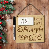 Sign - Days Until Santa Paws by Mydeye