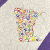 Shirt - Paw Print States - Minnesota