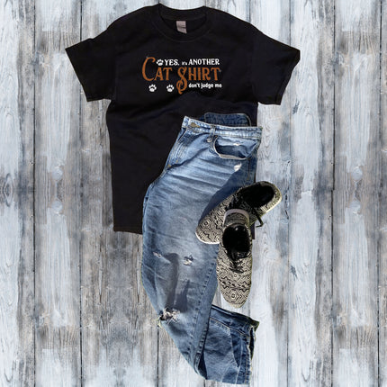 Cat Shirt - Don't Judge Me Shirt