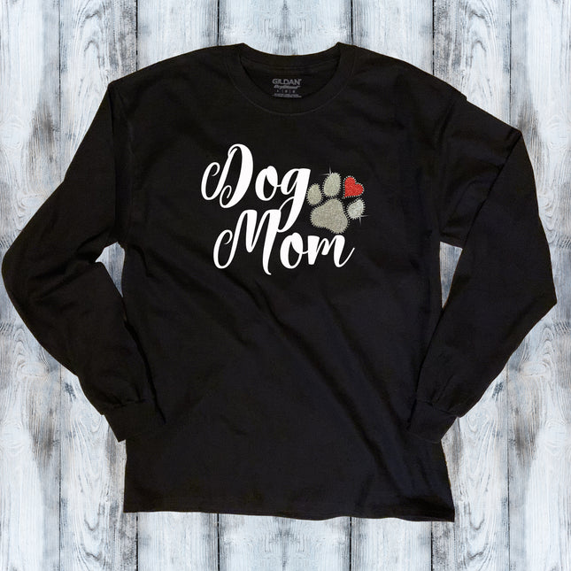 Dog Mom Long Sleeve T-Shirt