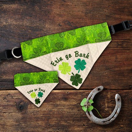 Erin go bragh irish dog bandana collar st. patricks day bandana