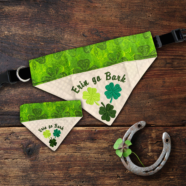 Erin go bragh irish dog bandana collar st. patricks day bandana
