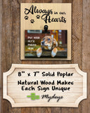 Wood Sign - Always in Our Hearts