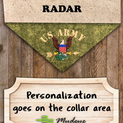 US Army / Over the Collar Dog Bandana