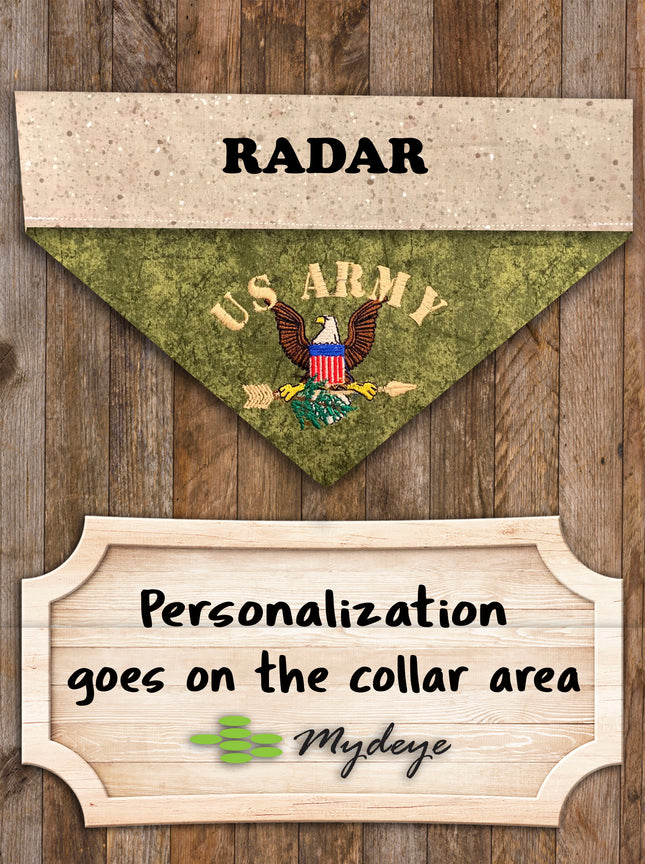 US Army / Over the Collar Dog Bandana