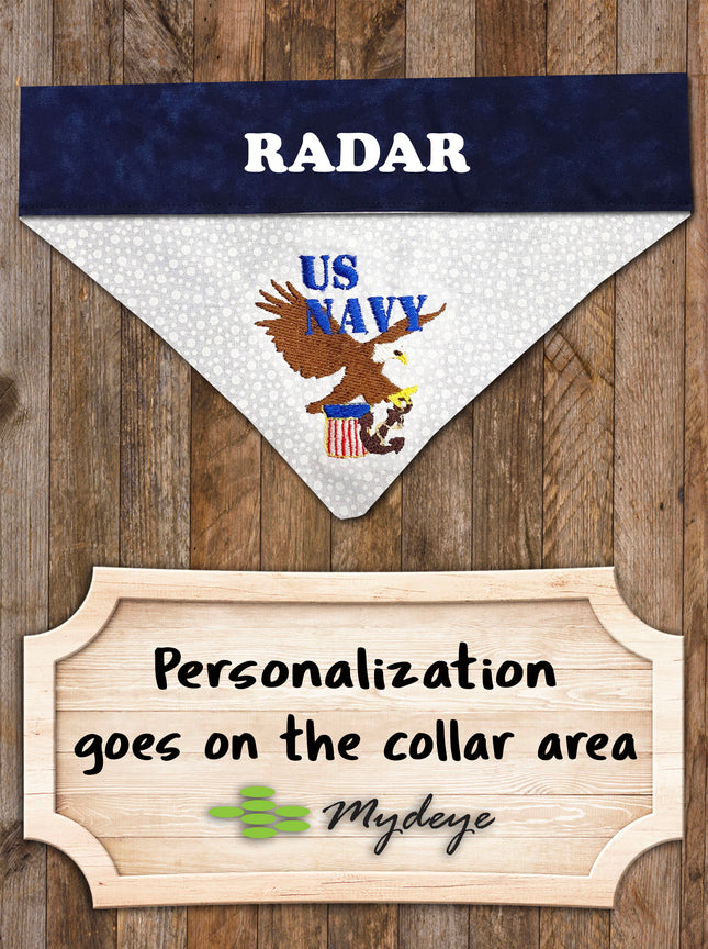 US Navy / Over the Collar Dog Bandana