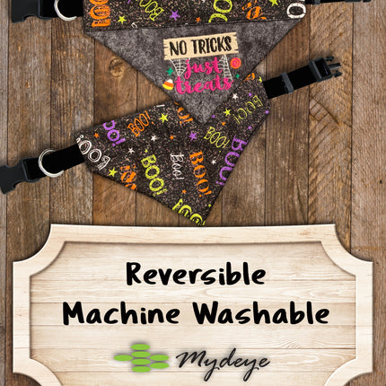 No Tricks Just Treats / Over the Collar Dog Bandana