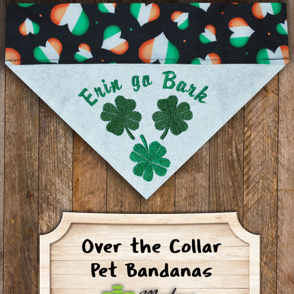 Erin Go Bark / Over the Collar Dog Bandana