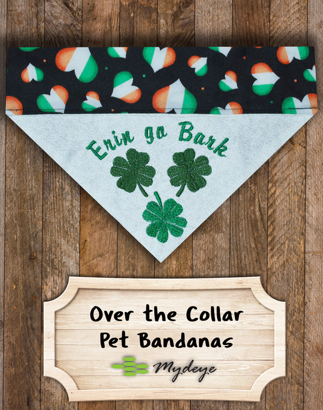 Erin Go Bark / Over the Collar Dog Bandana
