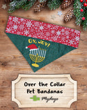 Oy Joy / Holiday Hanukkah Christmas Dog Bandana