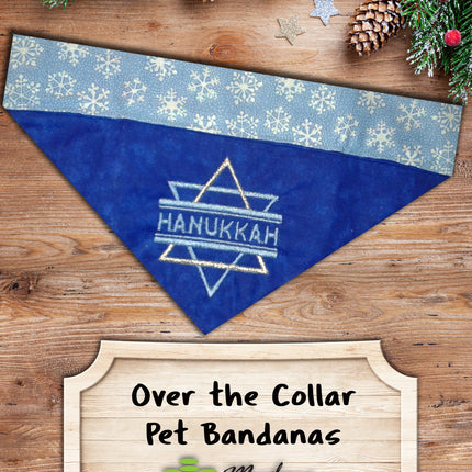 Holiday Bandana Gift 6 - Pack / Over the Collar Dog Bandanas Pack #3
