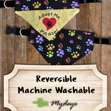Adopt Me Please / Over the Collar Dog Bandana