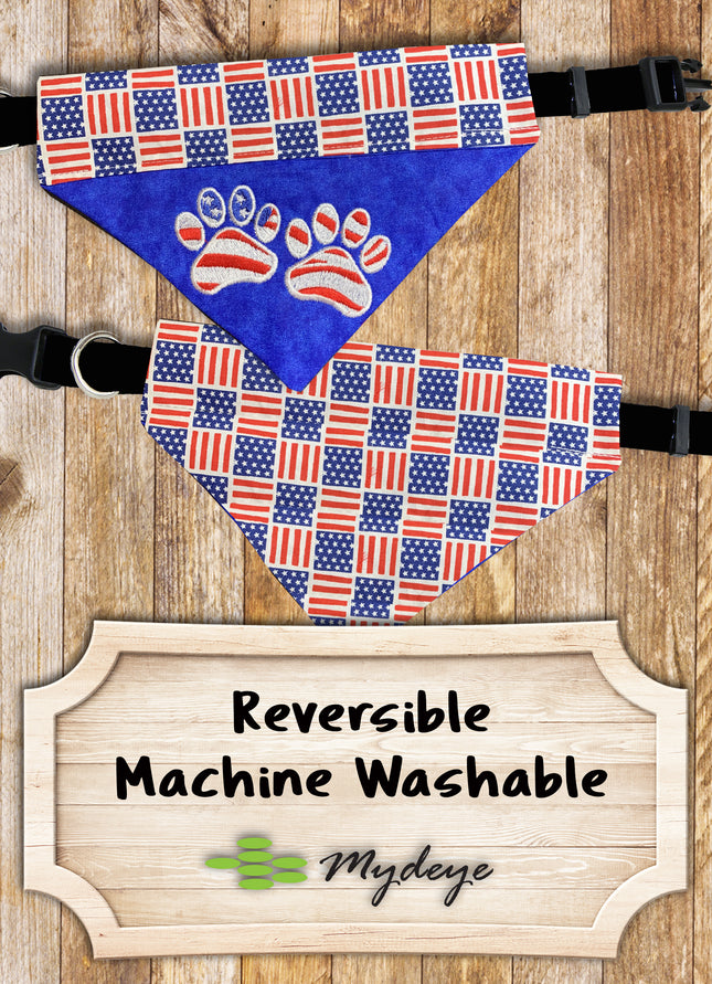 Flag Paws / Over the Collar Dog Bandana