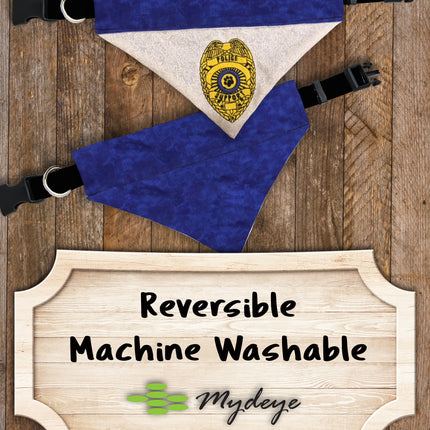 Police / Over the Collar Dog Bandana