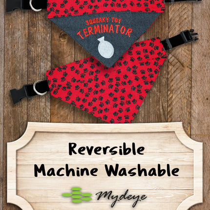 Squeaky Toy Terminator / Over the Collar Dog Bandana