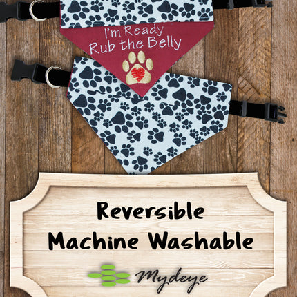 Rub the Belly / Over the Collar Dog Bandana