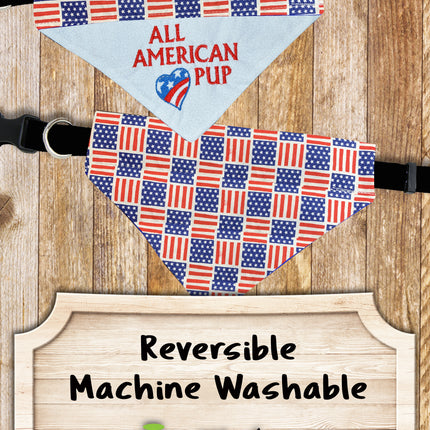 American Pup / Over the Collar Dog Bandana