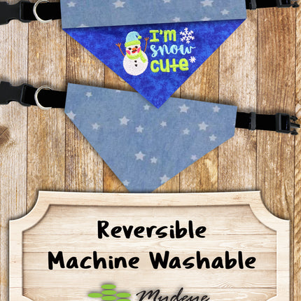 I'm Snow Cute / Over the Collar Dog Bandana