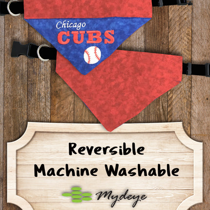 Chicago Cubs / Over the Collar Dog Bandana
