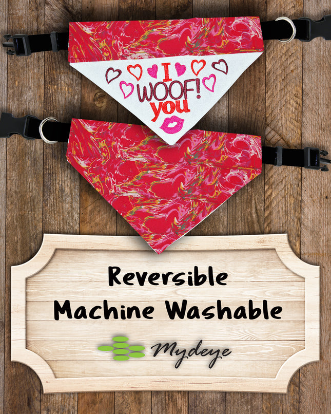 I Woof You / Over the Collar Bandana