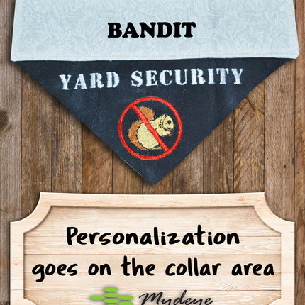 Yard Security / Over the Collar Dog Bandana